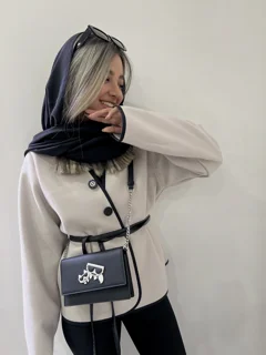 کت فوتر نوار دوزی با گرم پایین مناسب ۳ فصل